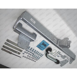 N054A GALIA Полностью оцинкованный фаркоп на Nissan Qashqai 2007-2014 (невидимый вырез бампера), Nissan Qashqai 2, в т.ч. Qashqai +2 2014-2021 (без подрезки бампера). Тип шара: 