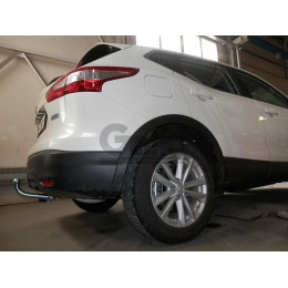 N054A GALIA Полностью оцинкованный фаркоп на Nissan Qashqai 2007-2014 (невидимый вырез бампера), Nissan Qashqai 2, в т.ч. Qashqai +2 2014-2021 (без подрезки бампера). Тип шара: 