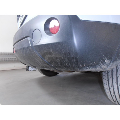 N054A GALIA Полностью оцинкованный фаркоп на Nissan Qashqai 2007-2014 (невидимый вырез бампера), Nissan Qashqai 2, в т.ч. Qashqai +2 2014-2021 (без подрезки бампера). Тип шара: A. Нагрузки: 1800/100 кг, масса фаркопа 17,22 кг