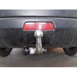 N054A GALIA Полностью оцинкованный фаркоп на Nissan Qashqai 2007-2014 (невидимый вырез бампера), Nissan Qashqai 2, в т.ч. Qashqai +2 2014-2021 (без подрезки бампера). Тип шара: 