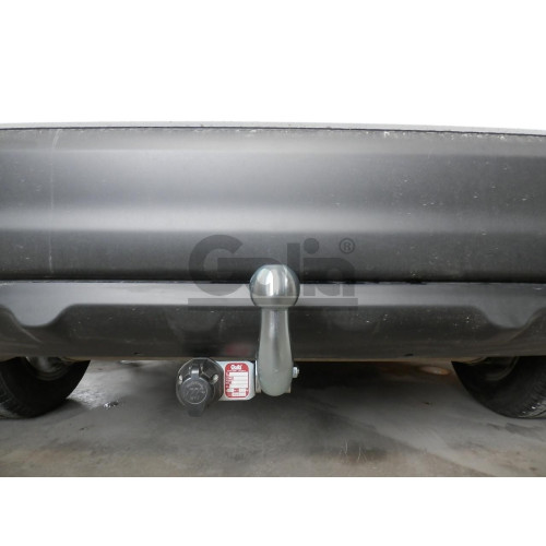 N054A GALIA Полностью оцинкованный фаркоп на Nissan Qashqai 2007-2014 (невидимый вырез бампера), Nissan Qashqai 2, в т.ч. Qashqai +2 2014-2021 (без подрезки бампера). Тип шара: A. Нагрузки: 1800/100 кг, масса фаркопа 17,22 кг