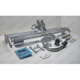 N061A GALIA Полностью оцинкованный фаркоп на Nissan X-Trail T33 2022-, Nissan Rogue T33 2021-. Подрозетник убирается за бампер. Тип шара: A. Невидимый вырез бампера. На