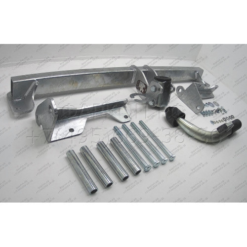 O052C GALIA Полностью оцинкованный фаркоп на Opel Zafira B 2005-2012. Тип шара: C (горизонтальный съемный). Невидимый вырез бампера. Нагрузки: 1500/75 кг, масса фаркопа 18,1 кг