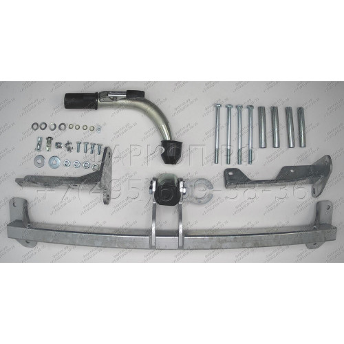 O052C GALIA Полностью оцинкованный фаркоп на Opel Zafira B 2005-2012. Тип шара: C (горизонтальный съемный). Невидимый вырез бампера. Нагрузки: 1500/75 кг, масса фаркопа 18,1 кг