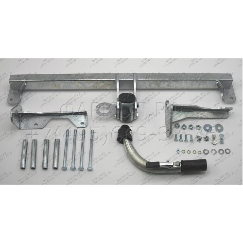 O052C GALIA Полностью оцинкованный фаркоп на Opel Zafira B 2005-2012. Тип шара: C (горизонтальный съемный). Невидимый вырез бампера. Нагрузки: 1500/75 кг, масса фаркопа 18,1 кг
