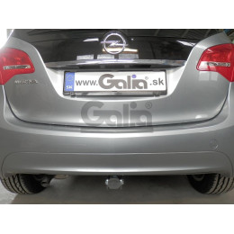 O064C GALIA Полностью оцинкованный фаркоп на Opel Meriva 2010-2017. Подрозетник убирается за бампер. Тип шара: C (горизонтальный съемный). Без выреза бампе