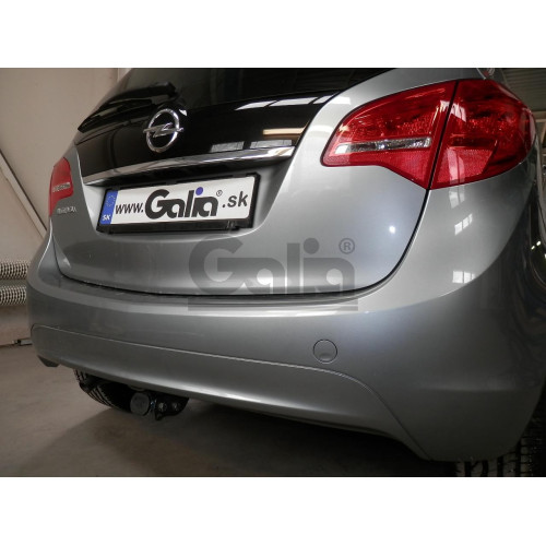 O064C GALIA Полностью оцинкованный фаркоп на Opel Meriva 2010-2017. Подрозетник убирается за бампер. Тип шара: C (горизонтальный съемный). Без выреза бампера. Нагрузки: 1500/75 кг, масса фаркопа 17,07 кг