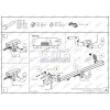 O070C GALIA Полностью оцинкованный фаркоп на Opel Crossland X 2017-2021, Opel Crossland 2021-2024. Тип шара: C (горизонтальный съемный). Невидимый вырез бампера. Нагрузки: 1200/60 кг, масса фаркопа 15,37 кг
