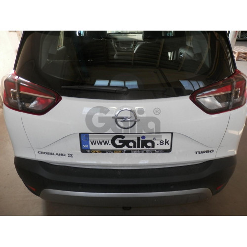 O070C GALIA Полностью оцинкованный фаркоп на Opel Crossland X 2017-2021, Opel Crossland 2021-2024. Тип шара: C (горизонтальный съемный). Невидимый вырез бампера. Нагрузки: 1200/60 кг, масса фаркопа 15,37 кг