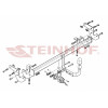 P-019 STEINHOF Фаркоп на Peugeot 208 хетчбек 3/5 дверей 2012-2019, Citroen C3 хетчбек 5 дверей 2016- без подрезки бампера. Тип шара: A. Нагрузки: 1300/55 кг, масса фаркопа 17,3 кг (без электрики в комплекте)