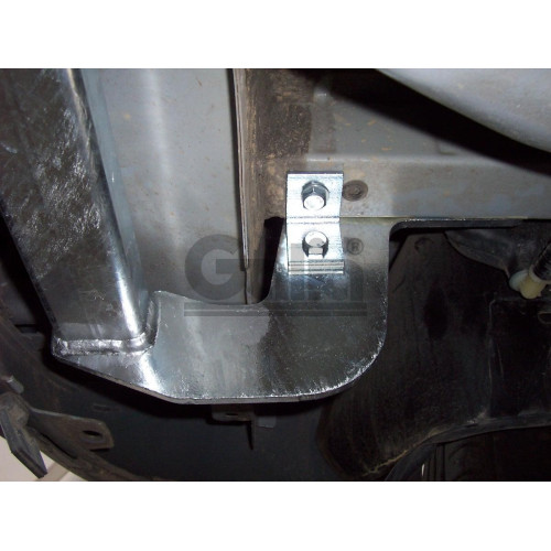 P038A GALIA Полностью оцинкованный фаркоп на Peugeot 207 универсал 2007-2012. Тип шара: A. Установка без выреза бампера. Нагрузки: 1150/46 кг, масса фаркопа 14,72 кг
