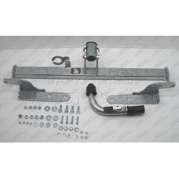 P040C GALIA Полностью оцинкованный фаркоп на Peugeot 3008 2009-2016, кроме Hybrid. Подрозетник убирается за бампер. Тип шара: C (горизонтальный съемный). Устан