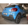 P042A GALIA Полностью оцинкованный фаркоп на Peugeot 208 хетчбек 2012-2019, Citroen C3 2016-. Подрозетник убирается за бампер. Тип шара: A. Невидимый вырез бампера, установка без снятия бампера. Нагрузки: 1400/50 кг, масса фаркопа 13,22 кг