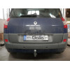 R068A GALIA Полностью оцинкованный фаркоп на Renault Grand Scenic II, Scenic II, Megane II хетчбек 2004-2009, в т.ч. модели с парктрониками. Подрозетник убирается за бампер. Тип шара: A. Без выреза бампера. Нагрузки: 1300/75 кг, масса фаркопа 17,01 кг