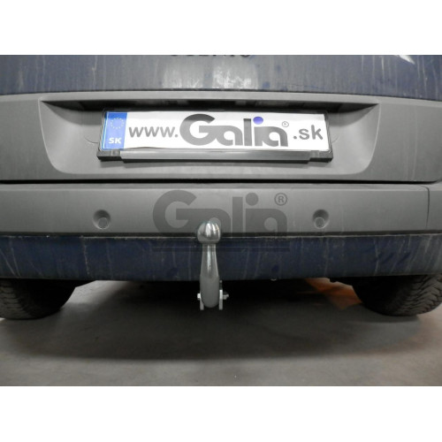 R068A GALIA Полностью оцинкованный фаркоп на Renault Grand Scenic II, Scenic II, Megane II хетчбек 2004-2009, в т.ч. модели с парктрониками. Подрозетник убирается за бампер. Тип шара: A. Без выреза бампера. Нагрузки: 1300/75 кг, масса фаркопа 17,01 кг