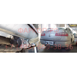 R070A GALIA Полностью оцинкованный фаркоп на Renault Laguna II лифтбек 2001-2008. Тип шара: A. Установка без снятия и выреза бампера. Нагрузки: 1500/75 кг, масса ф