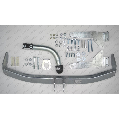R070A GALIA Полностью оцинкованный фаркоп на Renault Laguna II лифтбек 2001-2008. Тип шара: A. Установка без снятия и выреза бампера. Нагрузки: 1500/75 кг, масса фаркопа 14,62 кг