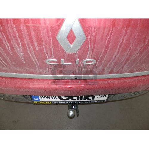 R080C GALIA Полностью оцинкованный фаркоп на Renault Clio хетчбек 5 дверей 2005-2012 установка без снятия и выреза бампера, Renault Clio IV хетчбек 5 дверей 2012-2019 невидимый вырез бампера. Тип шара: C (горизонтальный съемный). Нагрузки: 1300/75 кг, мас