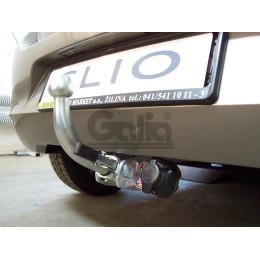 R080C GALIA Полностью оцинкованный фаркоп на Renault Clio хетчбек 5 дверей 2005-2012 установка без снятия и выреза бампера, Renault Clio IV хетчбек 5 дверей 2012-2019 