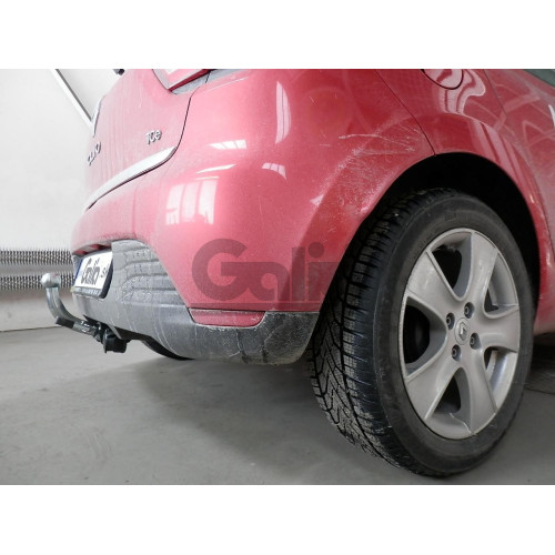 R080C GALIA Полностью оцинкованный фаркоп на Renault Clio хетчбек 5 дверей 2005-2012 установка без снятия и выреза бампера, Renault Clio IV хетчбек 5 дверей 2012-2019 невидимый вырез бампера. Тип шара: C (горизонтальный съемный). Нагрузки: 1300/75 кг, мас