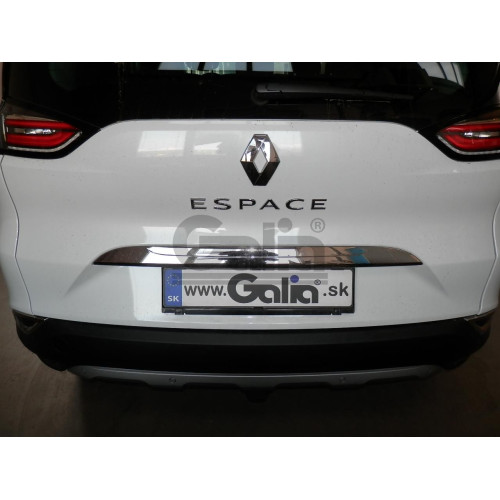 R096A GALIA Полностью оцинкованный фаркоп на Renault Espace 2015-2022. Подрозетник убирается за бампер. Тип шара: A. Установка без выреза бампера. Нагрузки: 2000/80 кг, масса фаркопа 19,62 кг