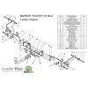 R106-A Лидер-плюс ТСУ для Renault Kangoo 1997-2008, Nissan Kubistar 2003-2009 без выреза бампера. Нагрузки: 1300/75 кг, масса фаркопа 15,4 кг (без электрики в комплекте)