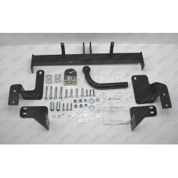 R106-A Лидер-плюс ТСУ для Renault Kangoo 1997-2008, Nissan Kubistar 2003-2009 без выреза бампера. Нагрузки: 1300/75 кг, масса фаркопа 15,4 кг (без электрики в комплекте)