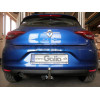 R106C GALIA Полностью оцинкованный фаркоп на Renault Clio 2019-. Тип шара: C (горизонтальный съемный). Невидимый вырез бампера. Нагрузки: 1000/75 кг, масса фаркопа 15,35 кг