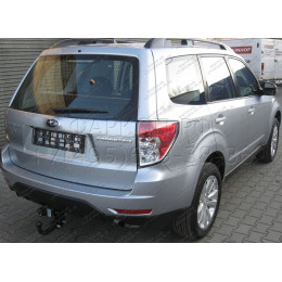 S-364 STEINHOF Фаркоп на Subaru Forester 2008-2013. Требуется подрезка бампера. Тип шара: A. Нагрузки: 2000/80 кг, масса фаркопа 16,5 кг (без электрики в комплекте)