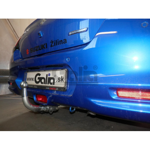 S121C GALIA Полностью оцинкованный фаркоп на Suzuki Swift хетчбек 3/5 дверей (не для 4WD) 2017-2024, 2024-. Тип шара: C (горизонтальный съемный). Невидимый вырез бампера. Нагрузки: 1200/75 кг, масса фаркопа 16,57 кг