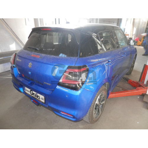 S121C GALIA Полностью оцинкованный фаркоп на Suzuki Swift хетчбек 3/5 дверей (не для 4WD) 2017-2024, 2024-. Тип шара: C (горизонтальный съемный). Невидимый вырез бампера. Нагрузки: 1200/75 кг, масса фаркопа 16,57 кг