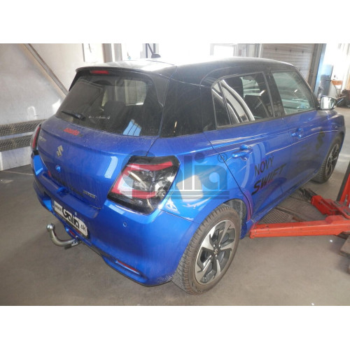 S121C GALIA Полностью оцинкованный фаркоп на Suzuki Swift хетчбек 3/5 дверей (не для 4WD) 2017-2024, 2024-. Тип шара: C (горизонтальный съемный). Невидимый вырез бампера. Нагрузки: 1200/75 кг, масса фаркопа 16,57 кг