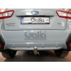 S144V GALIA Полностью оцинкованный фаркоп на Subaru XV 2017-2022. Подрозетник убирается за бампер. Тип шара: AV (вертикальное быстросъемное крепление шара на ключе). Установка без выреза бампера. Нагрузки: 1600/90 кг, масса фаркопа 17,87 кг