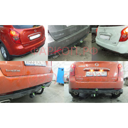 S207-A Лидер-плюс ТСУ для SsangYong Actyon 2011-2016 без снятия и выреза бампера. Нагрузки: 1500/75 кг, масса фаркопа 14,86 кг (без электрики в комплекте)