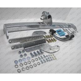 T058C GALIA Полностью оцинкованный фаркоп на Toyota RAV4 2006-2013. Тип шара: C (горизонтальный съемный). Установка без снятия и выреза бампера. Нагрузки: 200