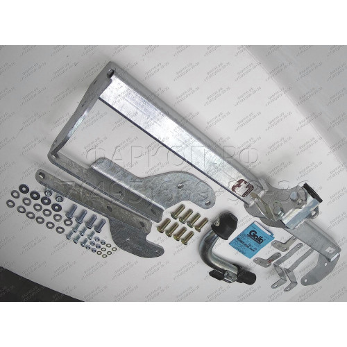 T058C GALIA Полностью оцинкованный фаркоп на Toyota RAV4 2006-2013. Тип шара: C (горизонтальный съемный). Установка без снятия и выреза бампера. Нагрузки: 2000/90 кг, масса фаркопа 20,37 кг