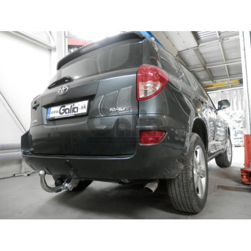 T058C GALIA Полностью оцинкованный фаркоп на Toyota RAV4 2006-2013. Тип шара: C (горизонтальный съемный). Установка без снятия и выреза бампера. Нагрузки: 2000/90 кг, масса фаркопа 20,37 кг