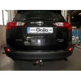 T061A GALIA Полностью оцинкованный фаркоп на Toyota RAV4 2013-2019. Тип шара: A. Минимальная подрезка бампера. Нагрузки: 2000/90 кг, масса фаркопа 23,12 кг