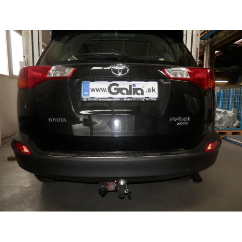 T061A GALIA Полностью оцинкованный фаркоп на Toyota RAV4 2013-2019. Тип шара: A. Минимальная подрезка бампера. Нагрузки: 2000/90 кг, масса фаркопа 23,12 кг