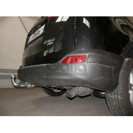 T061A GALIA Полностью оцинкованный фаркоп на Toyota RAV4 2013-2019. Тип шара: A. Минимальная подрезка бампера. Нагрузки: 2000/90 кг, масса фаркопа 23,12 кг