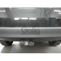 T061A GALIA Полностью оцинкованный фаркоп на Toyota RAV4 2013-2019. Тип шара: A. Минимальная подрезка бампера. Нагрузки: 2000/90 кг, масса фаркопа 23,12 кг