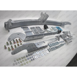 T061A GALIA Полностью оцинкованный фаркоп на Toyota RAV4 2013-2019. Тип шара: A. Минимальная подрезка бампера. Нагрузки: 2000/90 кг, масса фаркопа 23,12 кг