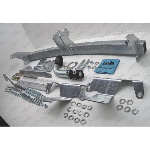 T061A GALIA Полностью оцинкованный фаркоп на Toyota RAV4 2013-2019. Тип шара: A. Минимальная подрезка бампера. Нагрузки: 2000/90 кг, масса фаркопа 23,12 кг