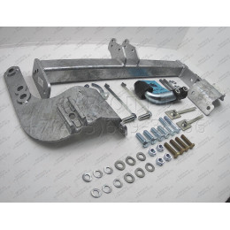 T071A GALIA Полностью оцинкованный фаркоп на Toyota Land Cruiser 200 2008-2021, Lexus LX 2008-2021. Тип шара: A. Установка без снятия и выреза бампера. Нагрузки: 3500/140 кг, м
