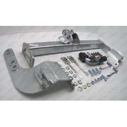 T071C GALIA Полностью оцинкованный фаркоп на Toyota Land Cruiser 200 2008-2021, Lexus LX 2008-2021. Тип шара: C (горизонтальный съемный). Установка без снятия и выреза ба