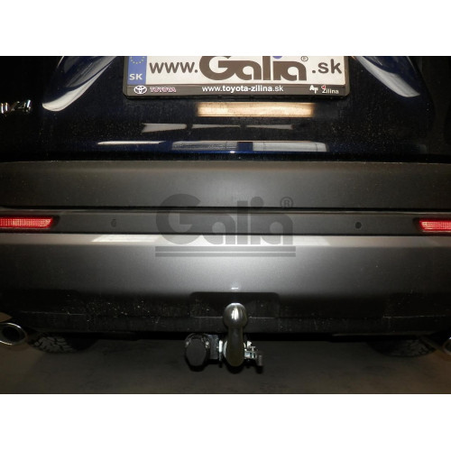 T072C GALIA Полностью оцинкованный фаркоп на Toyota RAV4 V XA50 2019-2025, Suzuki Across 2020-2025. Тип шара: C (горизонтальный съемный). Установка без снятия и выреза бампера. Нагрузки: 2100/100 кг, масса фаркопа 19,52 кг