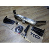 TCU00085 ТСС Фаркоп на Mitsubishi Pajero IV 2007-2020 с накладкой с надписью Pajero без подрезки бампера. Тип шара: E (шаровый узел под американский квадрат). Нагрузки: 1700/100 кг