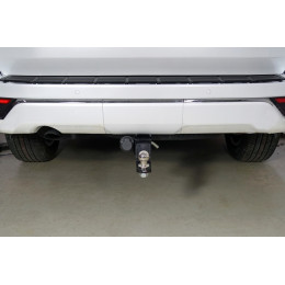 TCU00287 ТСС Фаркоп на Toyota Land Cruiser 300 2021-, Lexus LX 2021-. Требуется подрезка бампера. Тип шара: E (шаровый узел под американский квадрат). Нагрузки: 2500/100 к