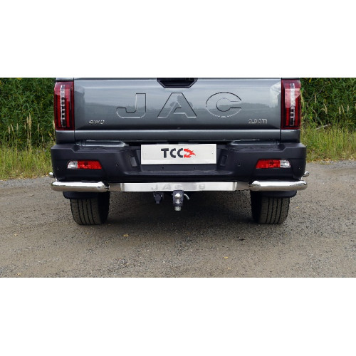 TCU00428 ТСС Фаркоп на JAC T9 2024- (4WD дизель). Тип шара: E (шаровый узел под американский квадрат). Нагрузки: 2500/100 кг