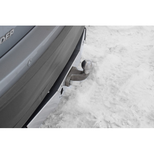 THL-13-991224.00 PT GROUP Фаркоп с нержавеющей накладкой на Toyota Highlander 2013-2020 без подрезки бампера. Тип шара: F. Нагрузки: 2500/120 кг, масса фаркопа 21,4 кг (без электрики в комплекте)